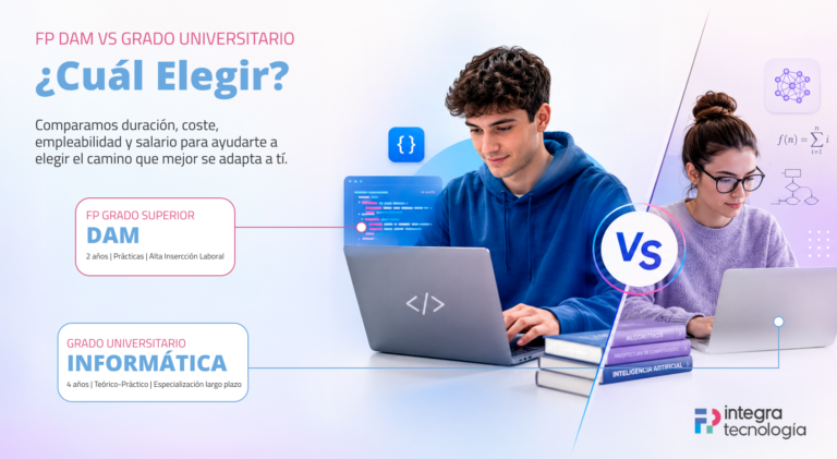Comparativa FP DAM versus Grado Universitario de Informática. ¿Cuál elegir?