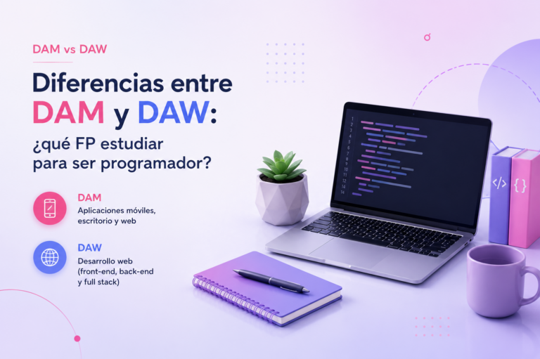 Diferencias entre DAM y DAW, qué estudiar para ser programador
